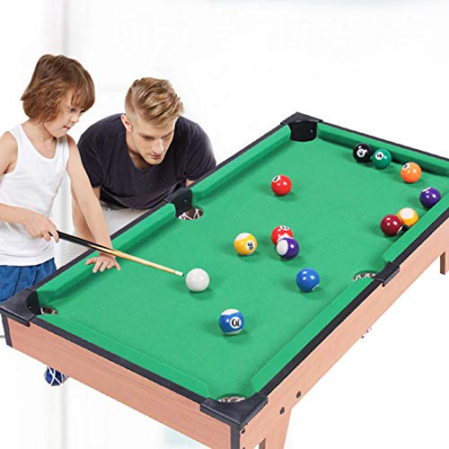 ANGGREK Mini-Billardtisch, MDF, Tragbarer Spaß für, Ideal für Familieninteraktion und Indoor-Spiele zu Hause
