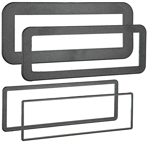 Metra Electronics 89-30-0900 Single-DIN Trim Rings, 4 Pack