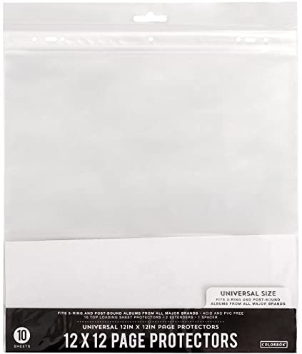 Colorbok Kunststoff Universal Refill Seiten 12 Zoll x 12 Zoll 10/Pkg