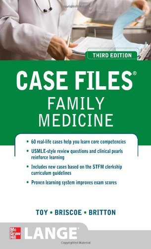 Case Files Emergency Medicine, Third Edition (LANGE Case Files) 3rd (third) Edition by Toy, Eugene, Simon, Barry, Takenaka, Kay, Liu, Terrence, Ros published by McGraw-Hill Medical (2012)