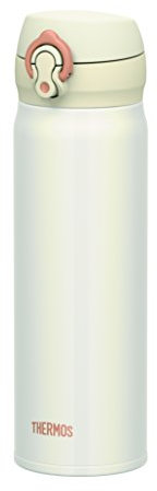 Thermos JNL-502 PRW, bottiglia ermetica isolante, apertura one-touch, bianco perla, 0,5 l