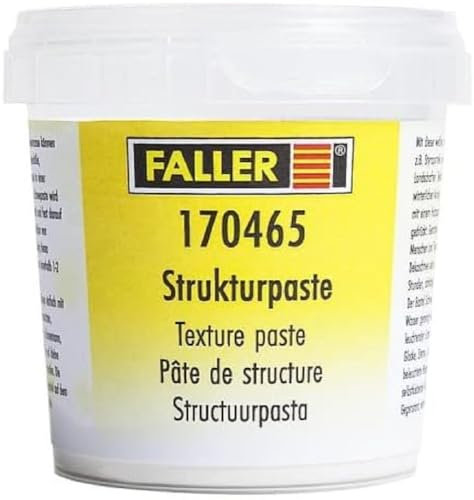 Faller 170465 78 131 - Strukturpaste, Zubehör für die Modelleisenbahn, Modellbau, 200 g