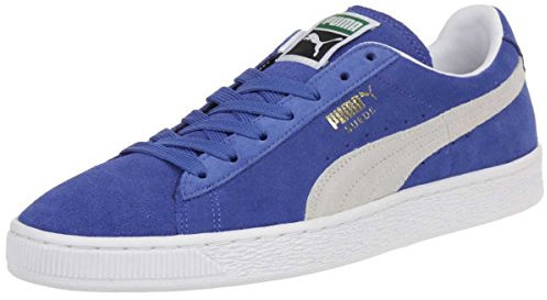 PUMA Herren Suede Classic+ Sneaker, Blau (olympian blue-white), 46 EU