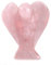CrystalTears Rose Quartz Crystal Guardian Angel 1.5” Healing Crystal Gemstone Pocket Angel Figurine Gifts for Birthday Christmas Mother’s Day