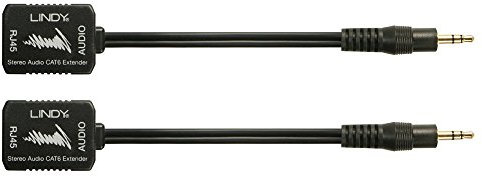 LINDY 70450 500m Cat.6 Analoger Audio Extender, 3.5mm