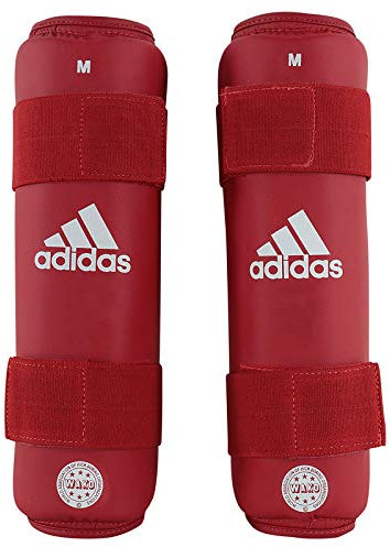 adidas Unisex – Erwachsene WAKO PU Shin Guard Schienbeinschoner, rot, M