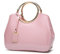 DEERWORD Donna Borse a Mano Borsa a Spalla Elegante Grandi Firmate Marca Tracolla Antifurto PU pelle 5376 1 pz Rosa Chiaro