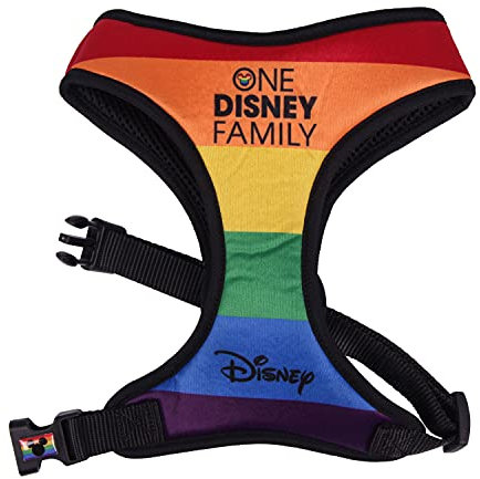 CERDÁ LIFE'S LITTLE MOMENTS - for Fan Pets | Disney Pride Hundegeschirr Große Hunde - Offizielle Disney Lizenz, Mehrfarbig, M/L