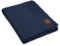 KNIT FACTORY - Uni Gestrickte Decke XL - Wohndecke - Kuscheldecke - Gestrickte Sofadecke - Plaid aus Wolle - Wolldecke - Jeans - 195x225 cm