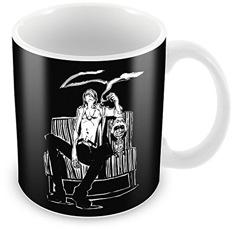 French Unicorn Tazza Sanji Vino One Piece Fumo Nero e Bianco Manga Giapponese