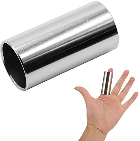Gitarre Slide Set,Gitarre Steel Slide Edelstahl Metall Bass Slide Gitarren Slide Slide Gitarre Gitarrenzubehör Edelstahl Silber Slide Guitar Slide Für Anfänger Und Profis