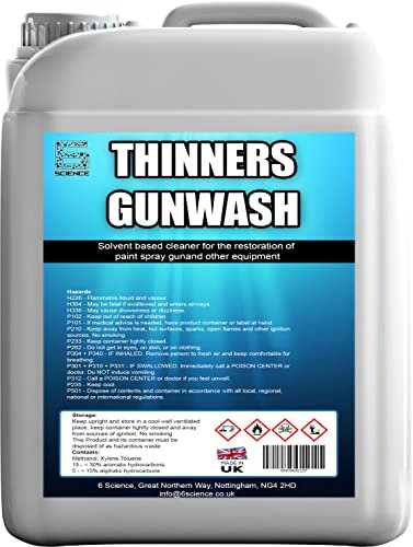 Paint Thinners - Gunwash 1 x 5 litres 6 Science