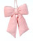 Selezione Cartoleria Varzi dal 1956 - Addobbo Albero di Natale Fiocco di Velluto Rosa 36CM