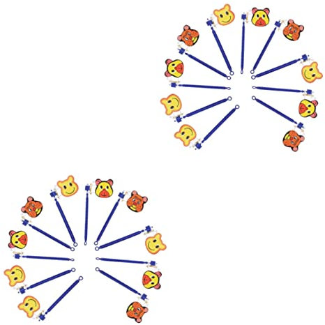 ibasenice 20 STK Klatschendes Spielzeug Party Krachmacher Hand Cricket Noise Maker Streich Furz Geräuschmacher Handklöppel Aus Kunststoff Plastik Karikatur Kind Betankung Von Vorräten