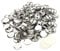 Button Rohlinge 100Pcs, Badge Button Pin Abzeichen Button Brosche Verschlüsse DIY Brosche Blank Badge Button Badge für Schmuck Kunsthandwerk geprägte Anhänger (32mm)