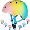 CELOID Kinderhelm - Pink-Blau, Multi-Sport, Unisex, Jungen, Mädchen, 8-15 Jahre, Medium, Adjustable, Radfahren, Skateboarden, Outdoor