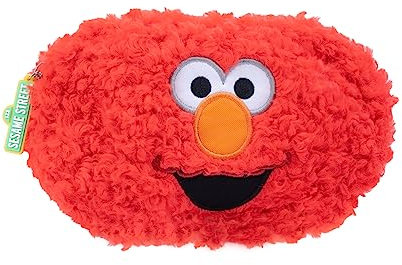 Grupo Erik Stifte Etui Elmo Sesamstrasse Mäppchen - Elmo Plüsch- Federmäppchen Groß - Stifte Federmappe Offizieller Sesamstrasse Fanartikel