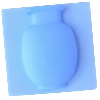 Veemoon 2st Klebrige Blumenvasen Silikon Magische Vase Abnehmbare Silikonvasen Kühlschrank Vase Wandvase Blumenstäbchen Vase Kühlschrank Silikonvase Weihnachtsdeko Container Haushalt