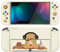 playvital Cover Custodia per Nintendo Switch OLED,Copertura Morbida TPU Protezione per Switch OLED Joycon Console con Copri Analogici/Tasti(ZealProtect)-Orso Giocatore