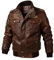 UHGFIMP Lederjacke Herren,Retro Casual Punk Batik Stil Motorradjacke, Winter Thicken Men Warm Halten Windbreaker Kunstleder Kapuzenmantel,3XL,Brown