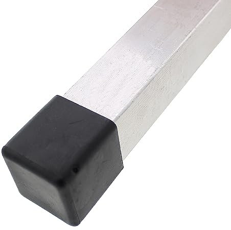 Lifeswonderful - Embouts Bouchons Carrés en Caoutchouc - 70mm - pour Chaises, Tables, Pieds De Meubles (16)