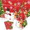 POPOYU 2 Stück Tischtuch Weihnachten Weihnachtstischdecke,137x274cm Rote Tischdecke Weihnachten,Rechteckig Tischdecke Weihnachten Groß für Weihnachten Christmas Indoor Party Tischdecke
