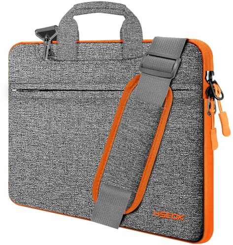 HSEOK 13 14 15 16 17 pouces Sacs à bandoulière pour ordinateur portable, mallette avec poignée, sacs de protection imperméables pour ordinateur portable