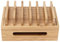 Support De Station De Charge, étagère De Chargement, Station De Charge pour Plusieurs Appareils, Station d'accueil en Bois pour Téléphone Portable, Tablette Portable, Organisateur D'ordinateur, Boîte