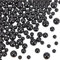 OLYCRAFT 120 Stück Natürliche Turmalin Perlen 4mm 6mm 8mm Natürliche Schwarze Steinperlen Ungefärbt Perlen Natürliche Edelsteinperlen Für Armbänder Schmuckherstellung - Loch: 0.6mm/0.8mm