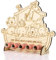 BETESSIN Geldgeschenk zur Taufe - Arche Noah Taufe Geschenk aus Holz - Taufgeschenke für Mädchen und Jungen - 20x16cm