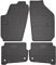 OMAC Gummi Fußmatten für VW Fox 2004-2025 Automatten Gummi TPE Schwarz 4tlg