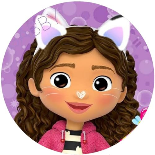 Fondant Tortenaufleger Tortenbild Geburtstag GABBY'S DOLLHOUSE K 8