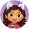 Fondant Tortenaufleger Tortenbild Geburtstag GABBY'S DOLLHOUSE K 8