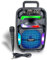 Bontempi | SonicSync - Amplificateur Audio sans Fil avec Microphone Dynamique, Effets Lumineux, Réglage des Graves et des Aigus, Fonction TWS, 38.2x24.9x21.9 cm