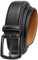 KEMISANT Ledergürtel Herren, Gürtel Herren Leder 35mm für Business und formelle Anlässe,Anzuggürtel Begleiter zu Männer Businessschuhe(Schwarz,125cm/42-44 taille verstellbar)