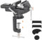 GOXAWEE Universal Bench Vise, 3.15 Inch Vices for Workbench, 360° Swivel Base, Table Clamp, Clamp-on Tool for Woodworking, Cutting Conduit, Small DIY Projects, Craft Creation, Sculpting and Modeling