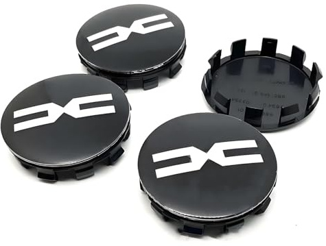 LLTSNT 4 Pcs Hub Centre Caps for Dacia Duster/Sandero/Spring/Jogger/Logan 60mm, Wheel Centre Caps Wheel Hub Covers Hub Center Badge Hub Caps Logo Covers Car Accessories