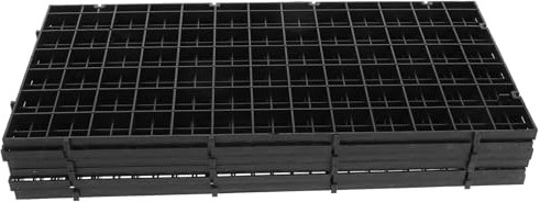 BESPORTBLE 6St Netz Aquarienteiler Stilles Aquarium Futterspender Raumteiler für Aquarien Anlage Platte trennwand für Aquarium Aquarium-Teiler Aquariumzubehör Aquarienversorgung Plastik Black