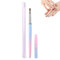 Pinceau en gel pour extension de vernis à ongles - Pinceau pour nail art - Outil de manucure pour femmes et filles - Pinceau à ongles en gel - Liner acrylique