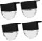 OSALADI 4 Pz Luce Scale All'aperto Luci Esterne a Led Impermeabile Luci Esterne Impermeabili Piscina Solare Lampada Per Scale Esterne Luce Per Scale Da Esterno Plastica Black