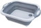 Collapsible Dish Pans for Washing Dishes, Space Saving Multiuse Foldable Sink Tub, Kitchen Storage Tray for Outdoor Camping, Vegetable Washing 36cm x 27cm x 8cm (Grey)