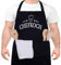 XCSJKJ Grillschürze für Männer Kochschürze Herren Schürze lustig, Grill schürze für Männer küchenschürze Herren personalisiert Grill Schürze mit 2 Taschen Grill Schürze (CHEFKOCH)