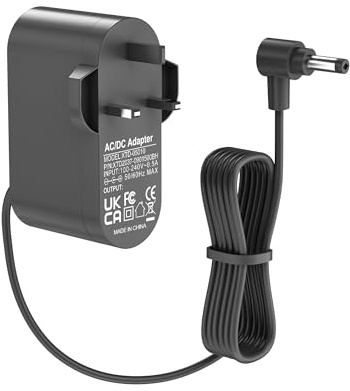 VPSUN 30.45V Charger for Dyson V10 V11 V12 V15 Vacuum Cleaner | Replacement Power Adapter, Compatible with SV12 SV14 SV15 SV16 SV20 SV22, Cordless Vacuum Charger, 30.45V 1.1A