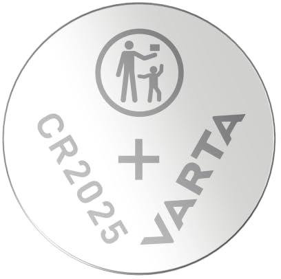 VARTA Batterien Knopfzelle CR2025, 2 Stück, Power on Demand, Lithium, 3 V | kindersichere Verpackung, für Smart-Home-Geräte, Autoschlüssel, Fernbedienung, Waage, Fieberthermometer oder Taschenrechner