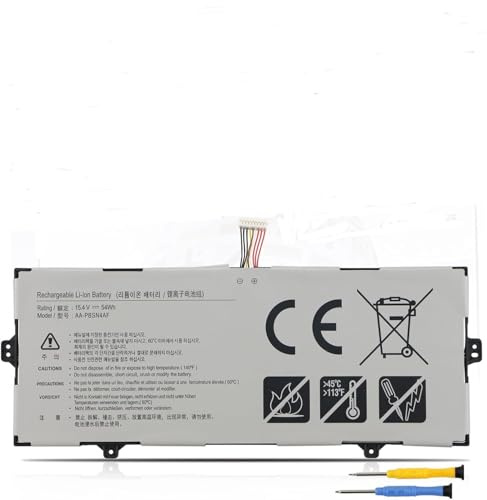 Batteria compatibile con Samsung Galaxy (2021) NP750XDA NP750TDA Notebook 9 Pen 13.3 NP930SBE NT930SBE Book Flex α Alpha 2-in-1 NP730QCJ Book Flex2 Alpha NP730QDA 15,4 V 54 Wh AA