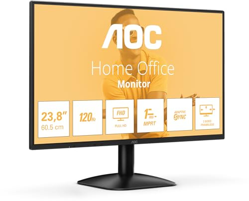 AOC Full HD Monitor 24B31H 24 LED 120Hz 1ms Black