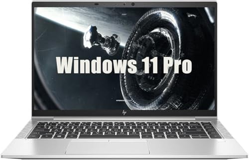 HP EliteBook 845 G8 Business Notebook 14 Pollici FHD Notebook AMD Ryzen 5 Pro 5650U, 8 GB RAM, 256 GB SSD, tastiera US QWERTY Windows 11 Pro (ricondizionato)