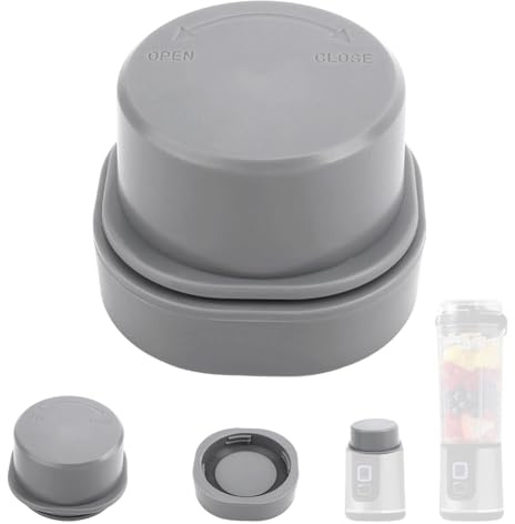 Blade Cover and Vessel Cap for Ninja Blast Portable Blender, Leakproof Replacement with Cleaning Brush Compatible with BC100/BC151 Series Dishwasher Safe