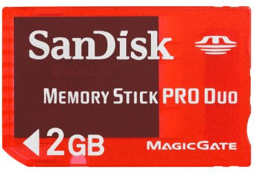 SanDisk PSP 2 Go Carte mémoire MemoryStick pour Sony PSP SDMSG-002G-B46