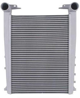 NISSENS 97070 Ladeluftkühler LLK für RENAULT TRUCKS D KERAX KERAX PREMIUM 2 Turbo Intercooler Netzlänge 586 mm, Netzbreite 812 mm, Netztiefe 50 mm, ohne Schnellkupplung